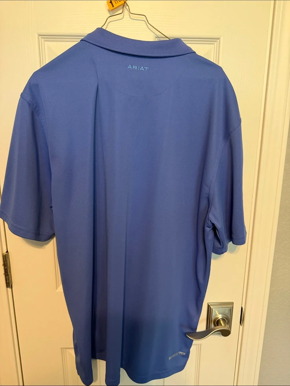 Ariat Men’s Royal Blue Performance Polo - Picture 3 of 3